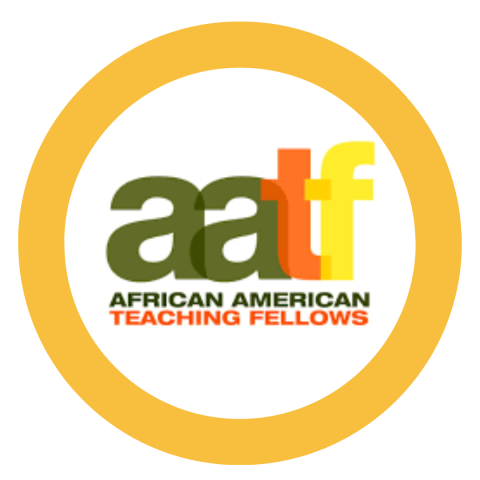 African American Teaching Fellows logo in a yellow circle