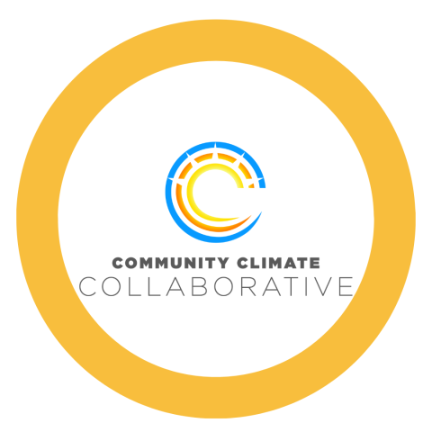 Community Climate Collaborative (C3) logo in a yellow circle